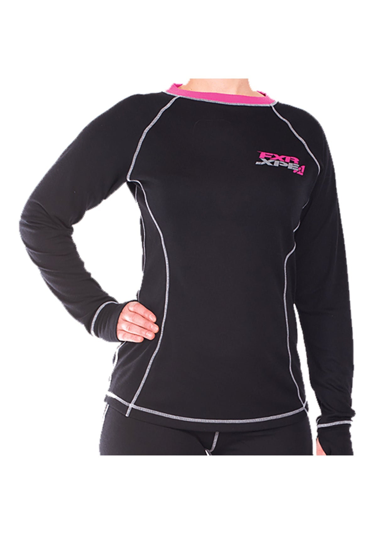FXR Dam Vapour 20% Merino LS Top