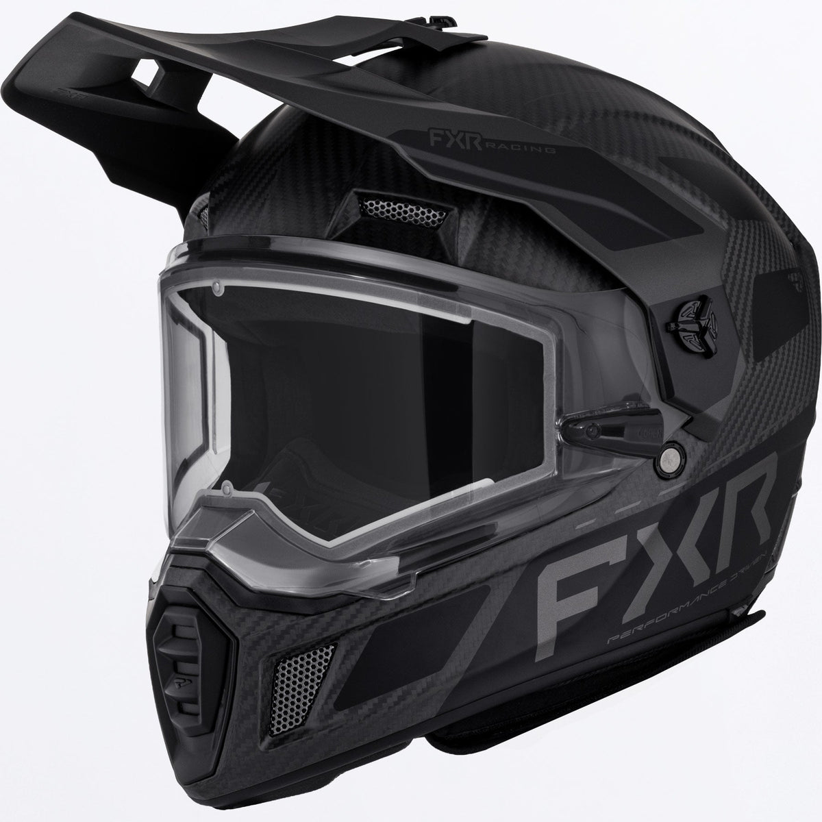 FXR Clutch X Pro Carbon Skoterhjälm i Black Ops