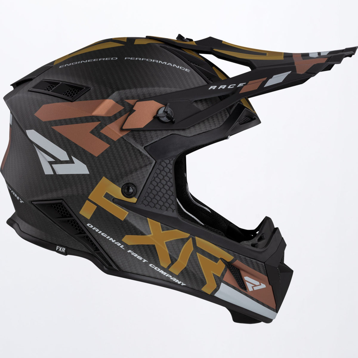 FXR Helium Carbon Skoterhjälm