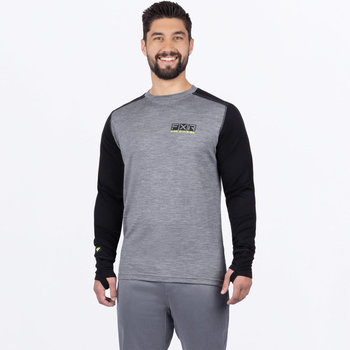 MTenaciousMerino_Longsleeve_GreyHeatherHiVis_SKU_211304-_0765_Front