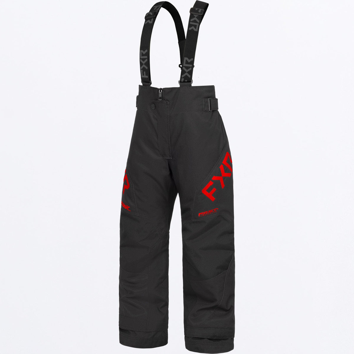 FXR Junior Clutch skoterbyxor i svart/röd