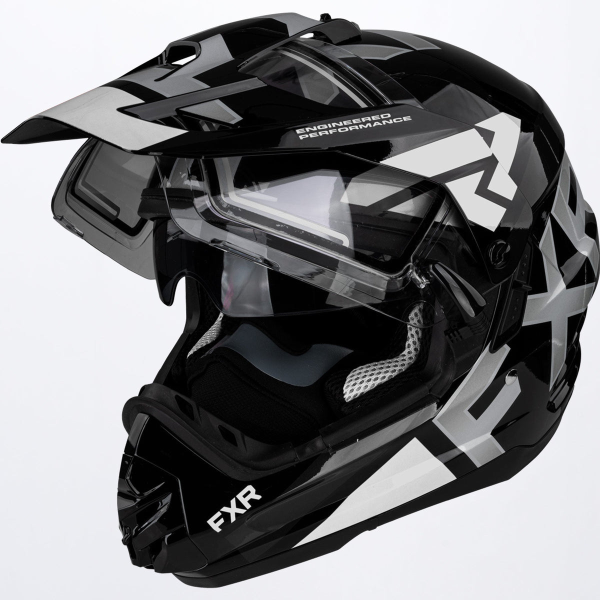 FXR Torque X Evo Skoterhjälm med E-Shield & Sun Shade