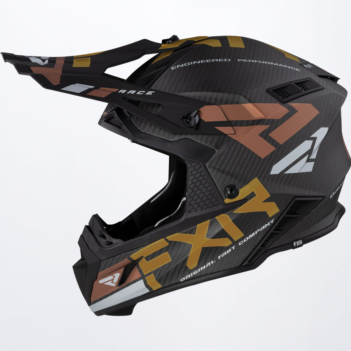 FXR Helium Carbon Skoterhjälm
