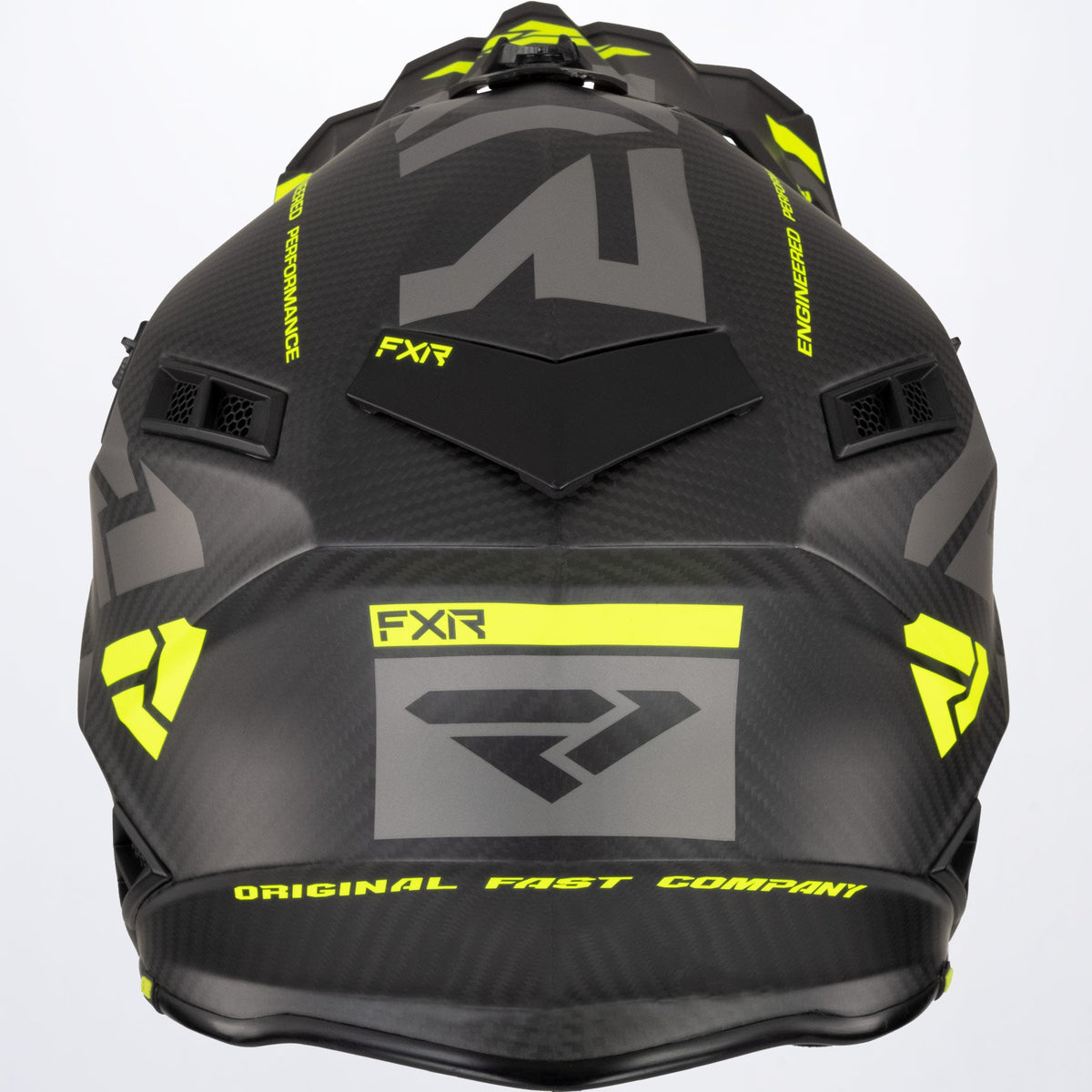 FXR Helium Carbon Skoterhjälm med D-Ring