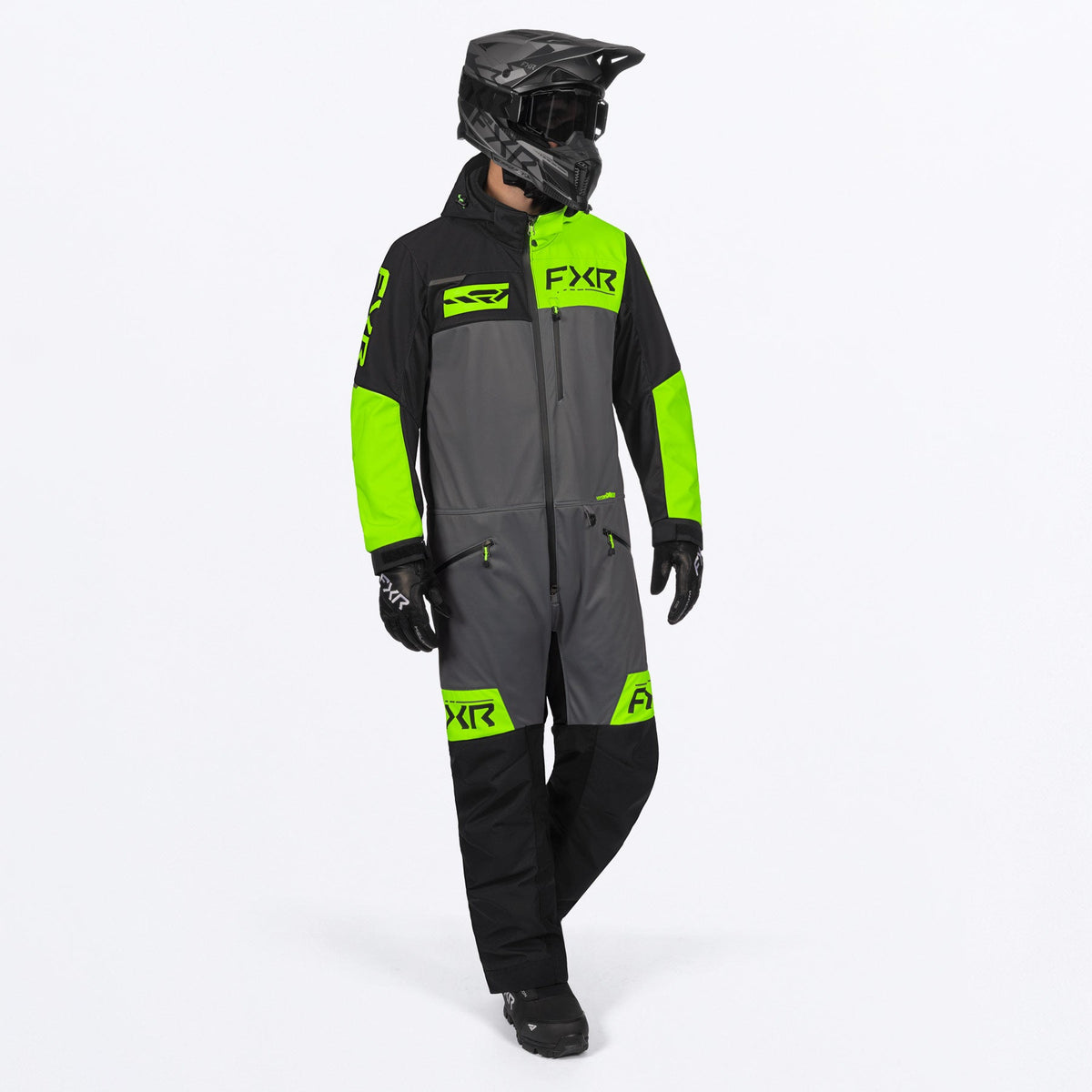 FXR Herr Revo Lite Skoteroverall i limegrön/Ti/svart