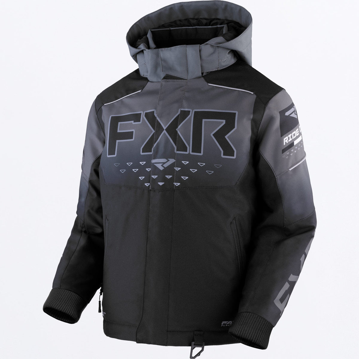 FXR Child Helium skoterjacka för barn i Black Ops
