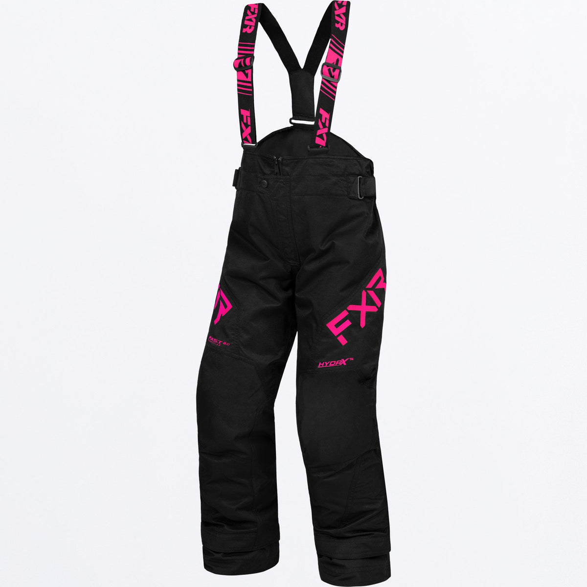 FXR Junior Clutch skoterbyxor i svart/fuchsia