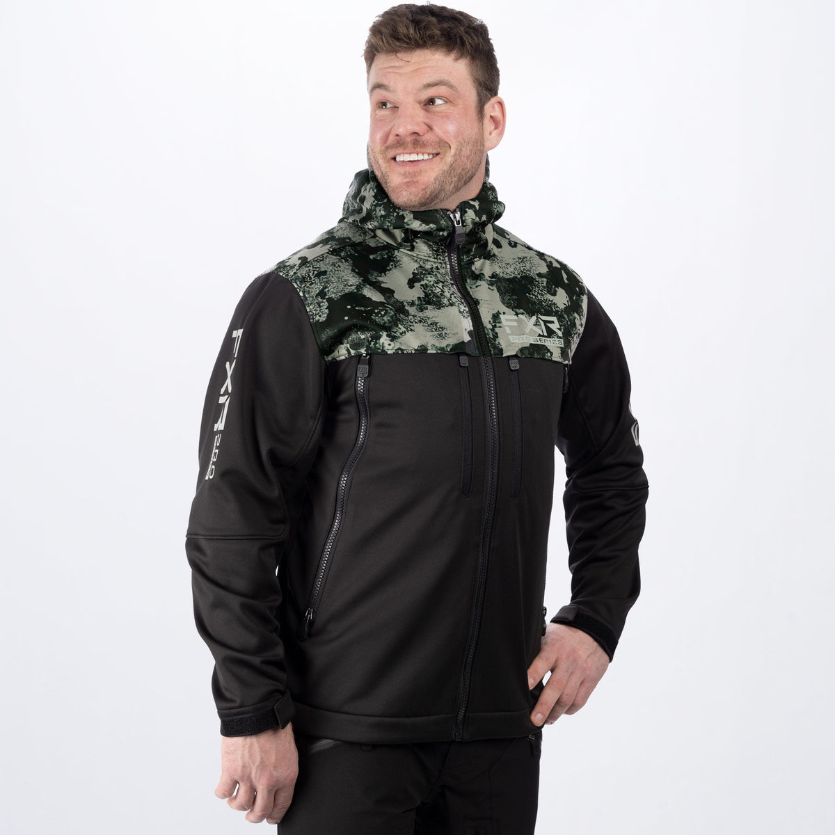 FXR Herr Cast Softshell Skoterjacka