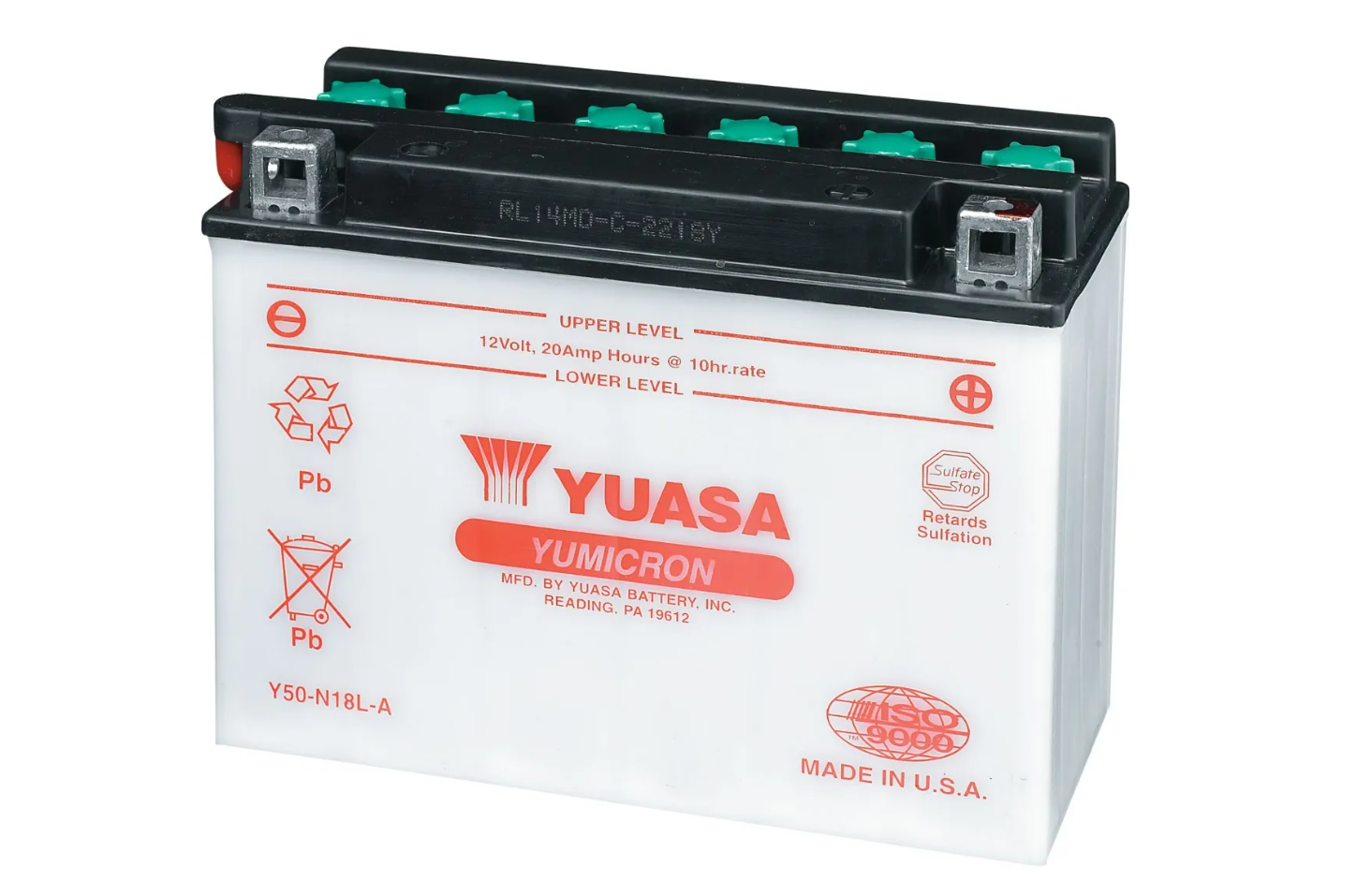 Batteri Yuasa Y50 N18L-A 12V 20AH
