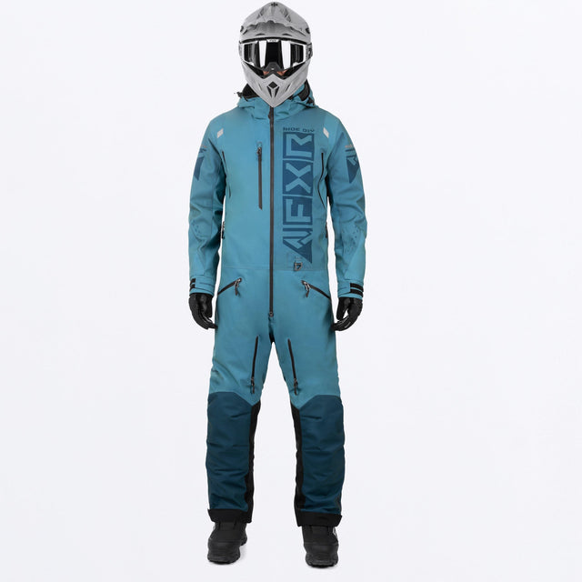 FXR Herr Helium Isolerad Skoteroverall i stålgrå/Dark Steel