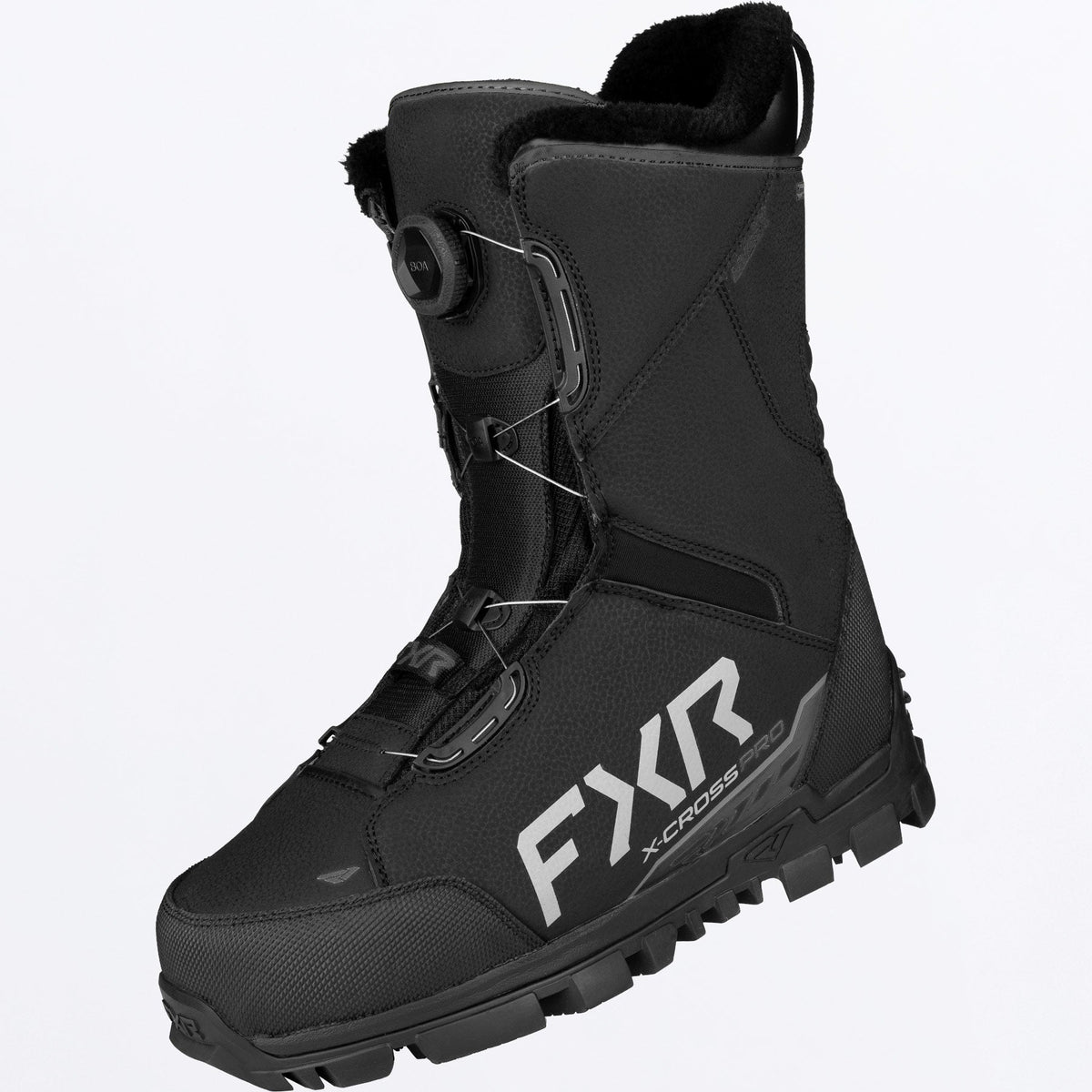 FXR X-Cross Pro BOA skoterkängor i svart/grå