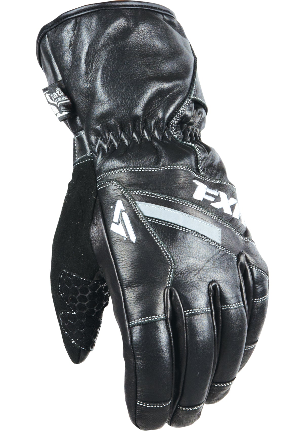 FXR Leather Short Cuff Skoterhandskars