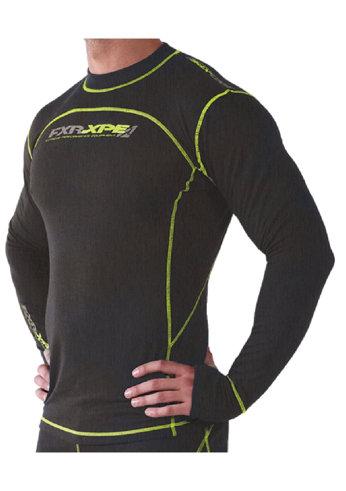 FXR Herr Vapour 20% Merino LS Top