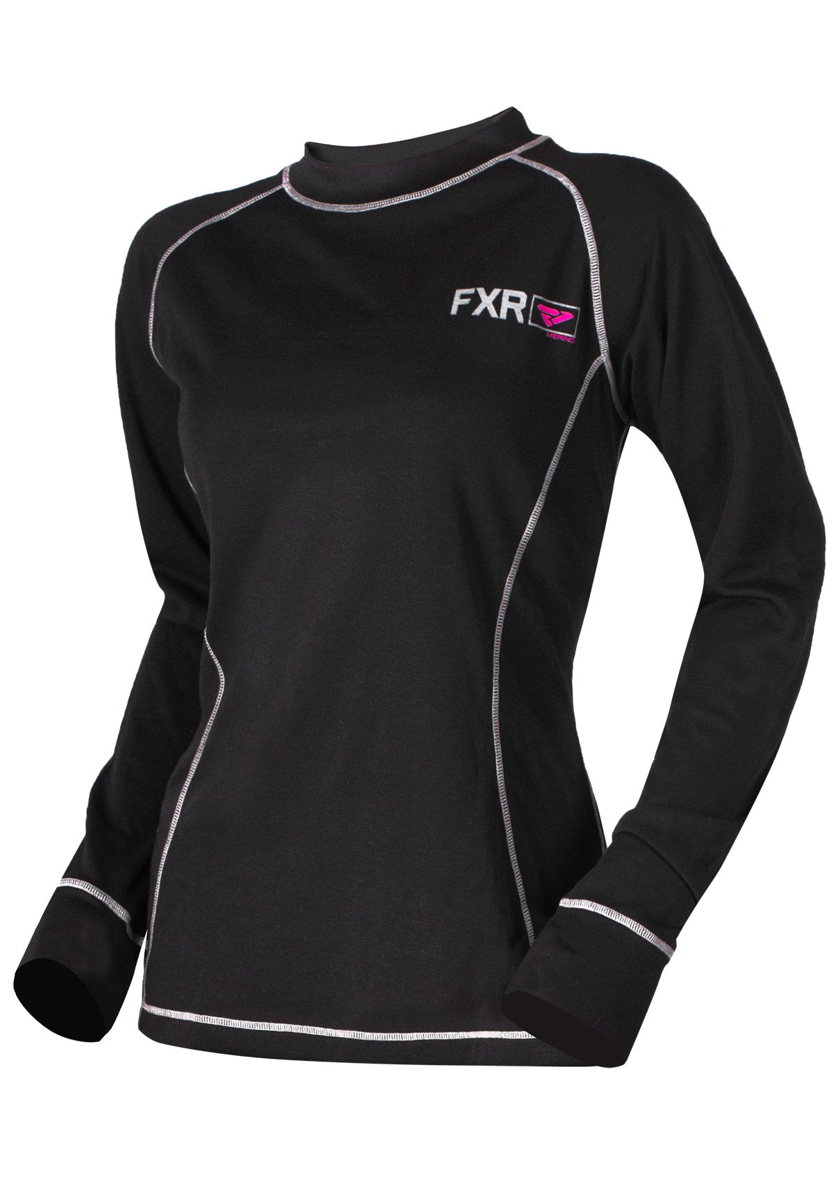FXR Dam Vapour 20% Merino LS Top