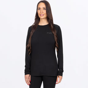FXR Dam Surge Bamboo Longsleeve i svart