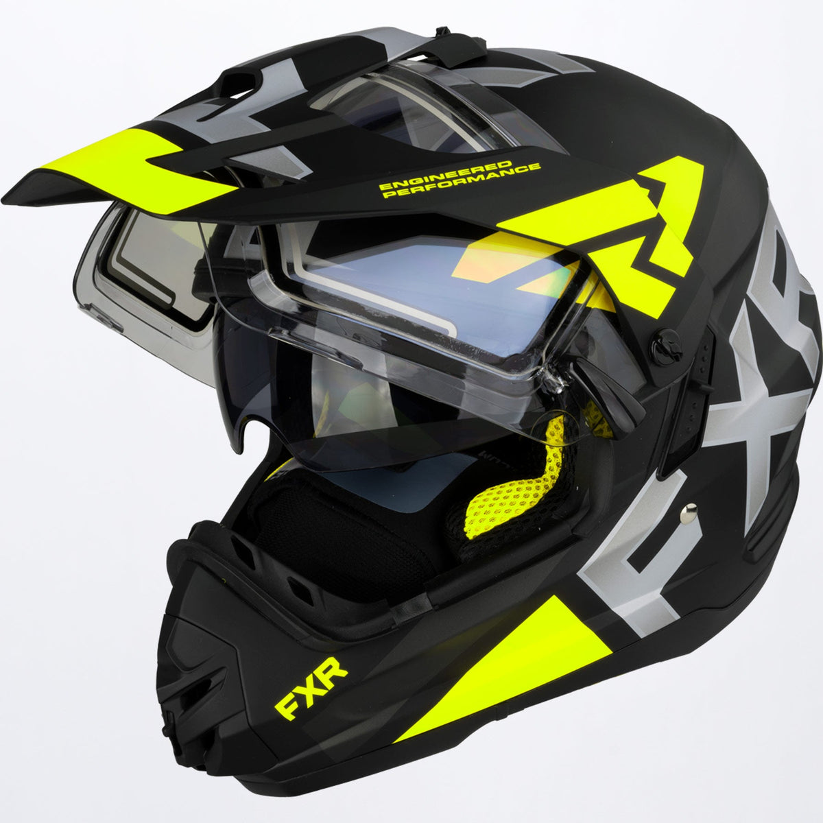 FXR Torque X Evo Skoterhjälm med E-Shield & Sun Shade