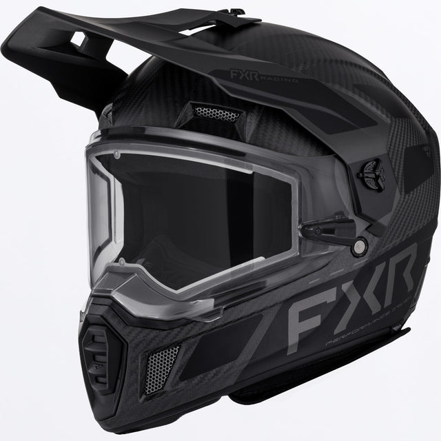 FXR Clutch X Pro Carbon Skoterhjälm i Black Ops