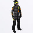 FXR Herr Helium Isolerad Skoteroverall i Black Plaid/Inferno