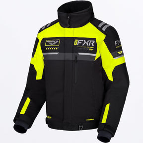 FXR Herr Octane RF Skoterjacka i svart/Hi-Vis