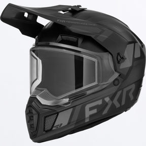 FXR Clutch X Skoterhjälm med Dual Shield i Black Ops