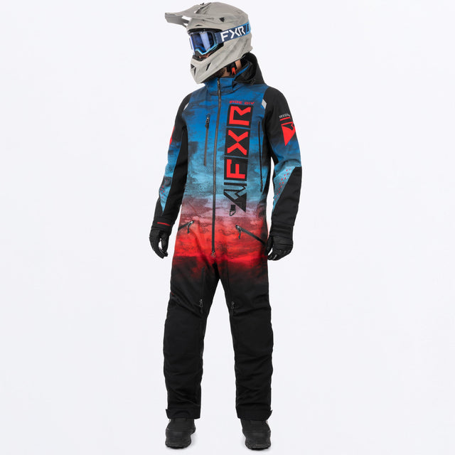 FXR Herr Helium Isolerad Skoteroverall i Blue-Red Haze