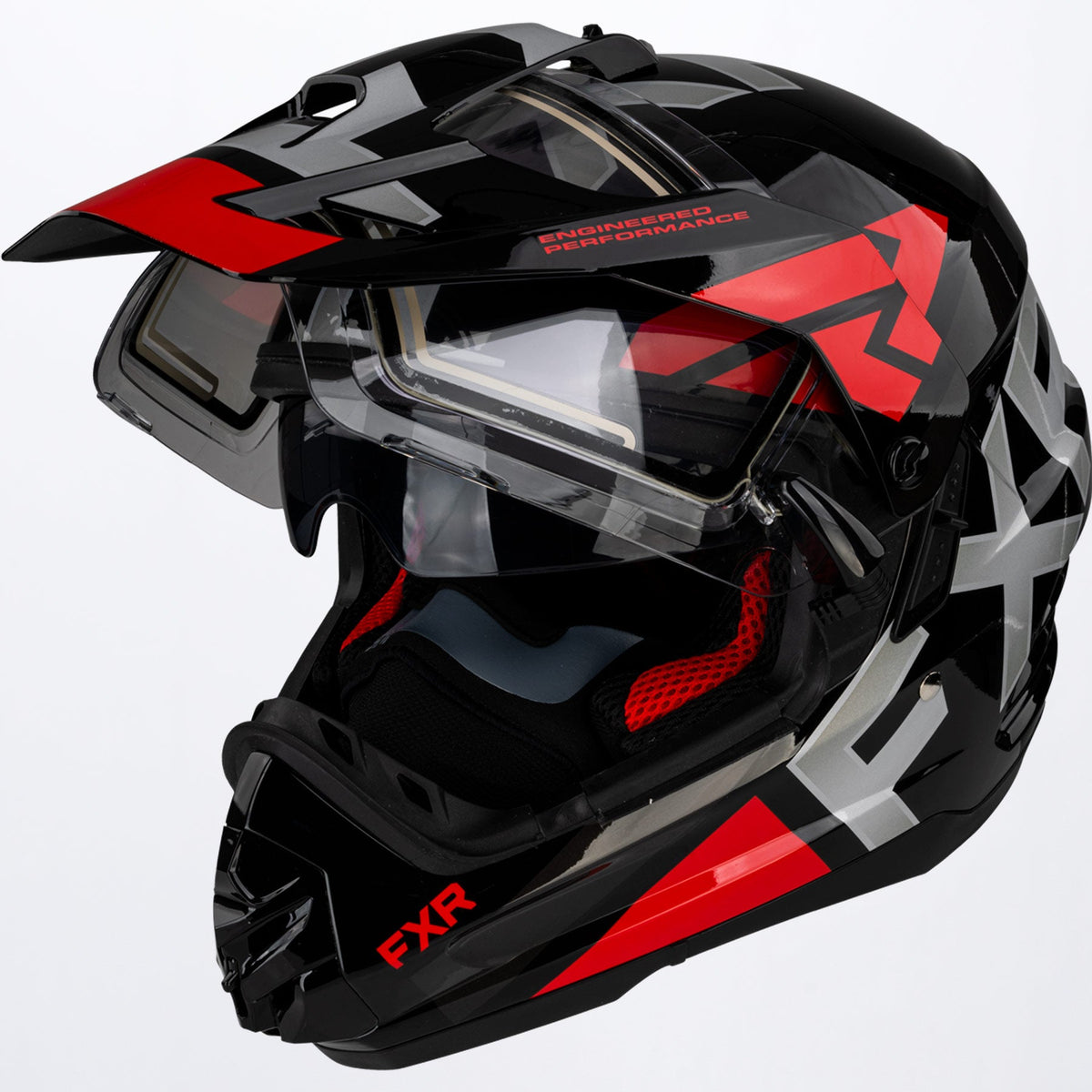 FXR Torque X Evo Skoterhjälm med E-Shield & Sun Shade