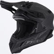 FXR Helium Carbon Fidlock Skoterhjälm i svart