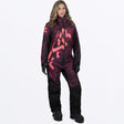 FXR Dam CX F.A.S.T. Isolerad Skoteroverall i Merlot Haze/Melon