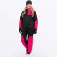 FXR Dam Revo F.A.S.T. Isolerad Skoteroverall i svart/Razz
