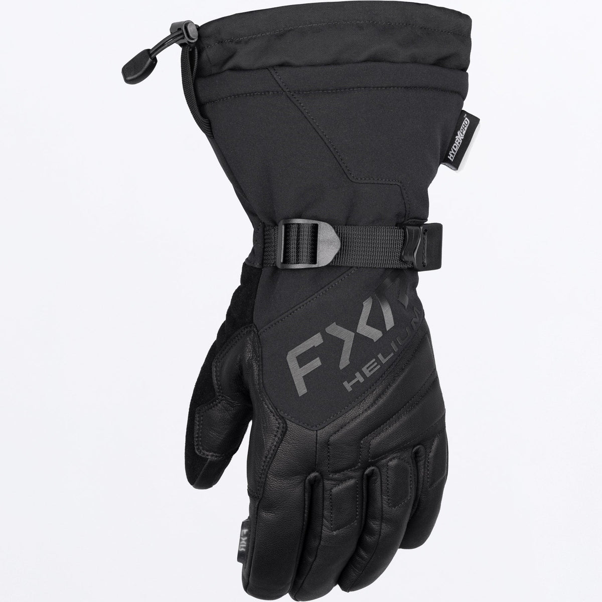FXR Herr Helium Hybrid Gauntlet Skoterhandskar i svart