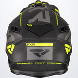 FXR Helium Carbon Skoterhjälm med D-Ring