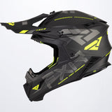 FXR Helium Carbon Skoterhjälm med D-Ring