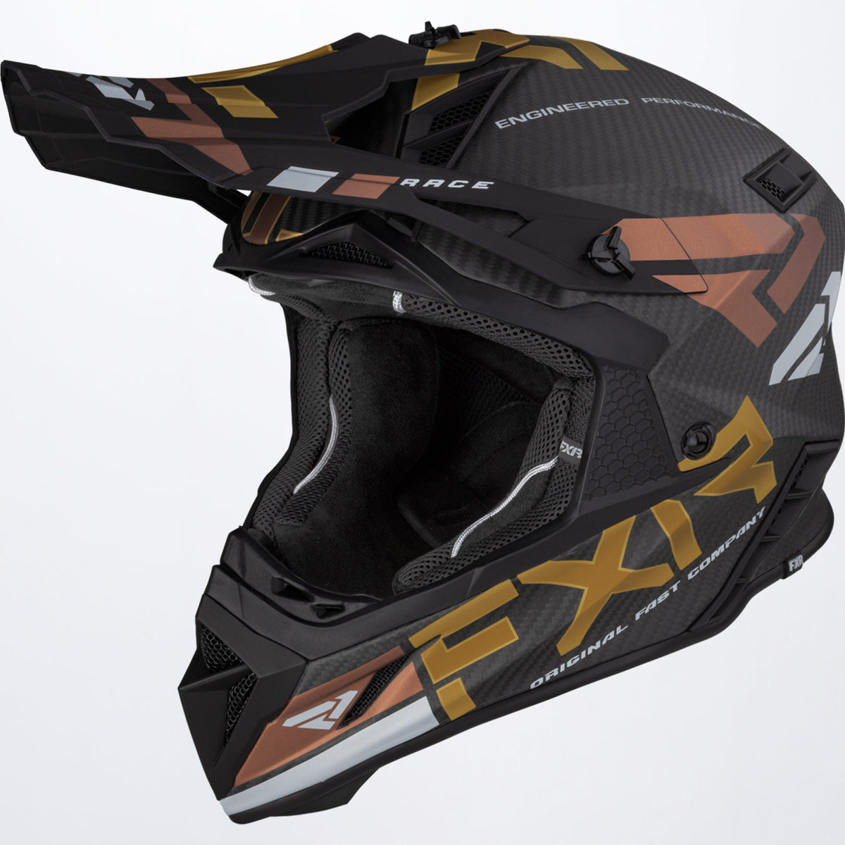FXR Helium Carbon Skoterhjälm
