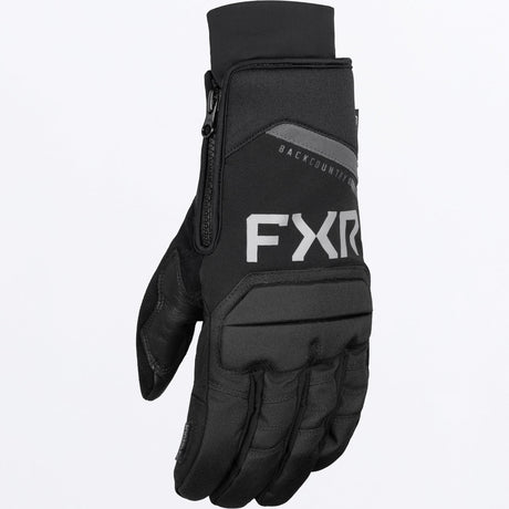 FXR Herr Transfer Short Cuff Skoterhandskar i svart