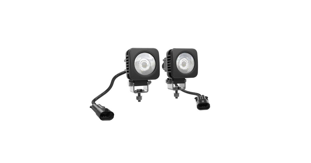 Fyrkantiga LED-Extraljus 5 cm (2x10W) G2/G2L/G2S