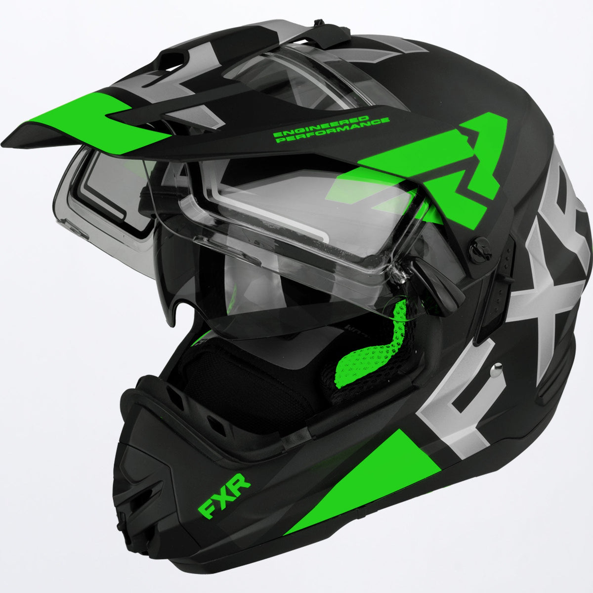 FXR Torque X Evo Skoterhjälm med E-Shield & Sun Shade