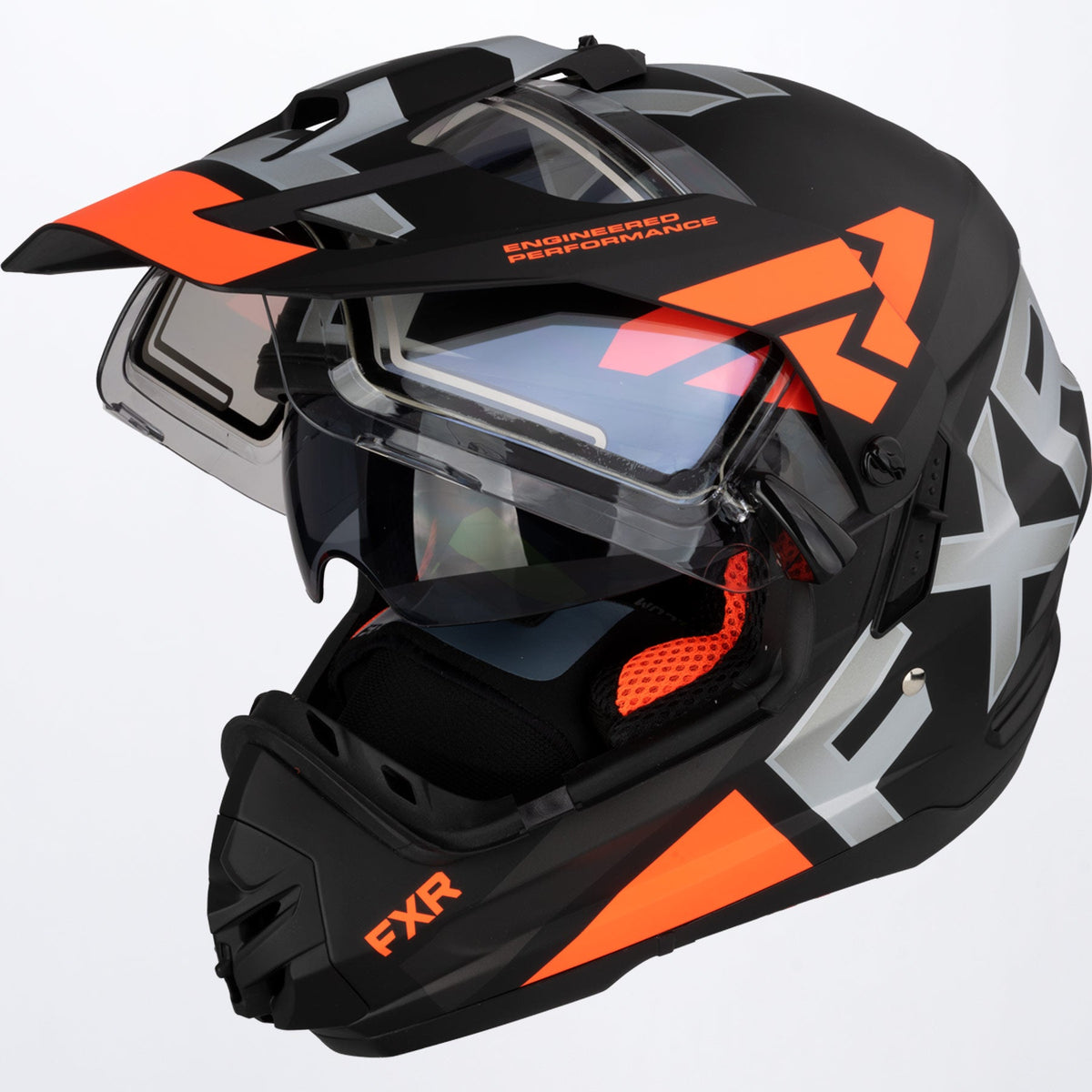 FXR Torque X Evo Skoterhjälm med E-Shield & Sun Shade