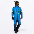 FXR Herr Helium Lite Skoteroverall i blå/Hi-Vis