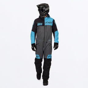 FXR Herr Revo F.A.S.T. Isolerad Skoteroverall i blå/Ti/svart