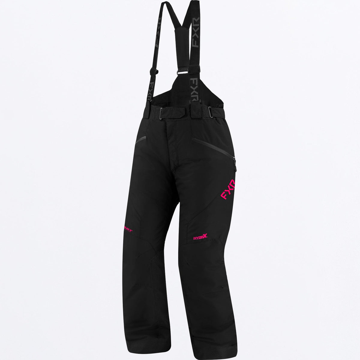 FXR Fresh skoterbyxor för dam i svart/Razz