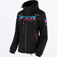 FXR Dam Maverick Skoterjacka i svart/Sky-E Pink Fade