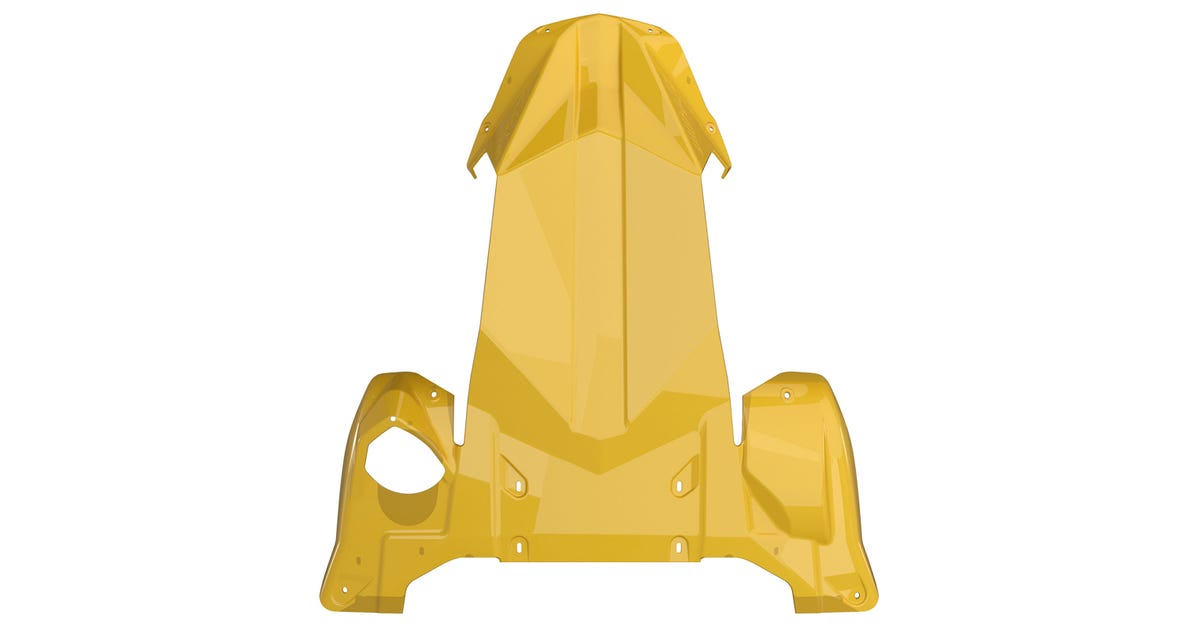 Helskyddsplåt REV Gen4 Narrow Neo Yellow