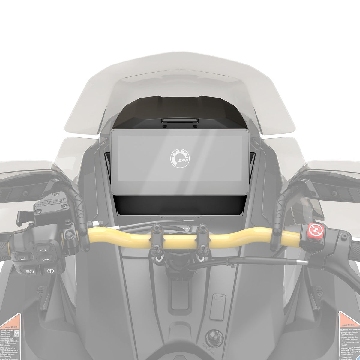 10,25-tums pekskärmsflytt med handskfacksbelysning till Ski-Doo snöskoter, SKU 860203080