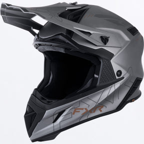 FXR Helium Prime skoterhjälm i Titanium/Kash