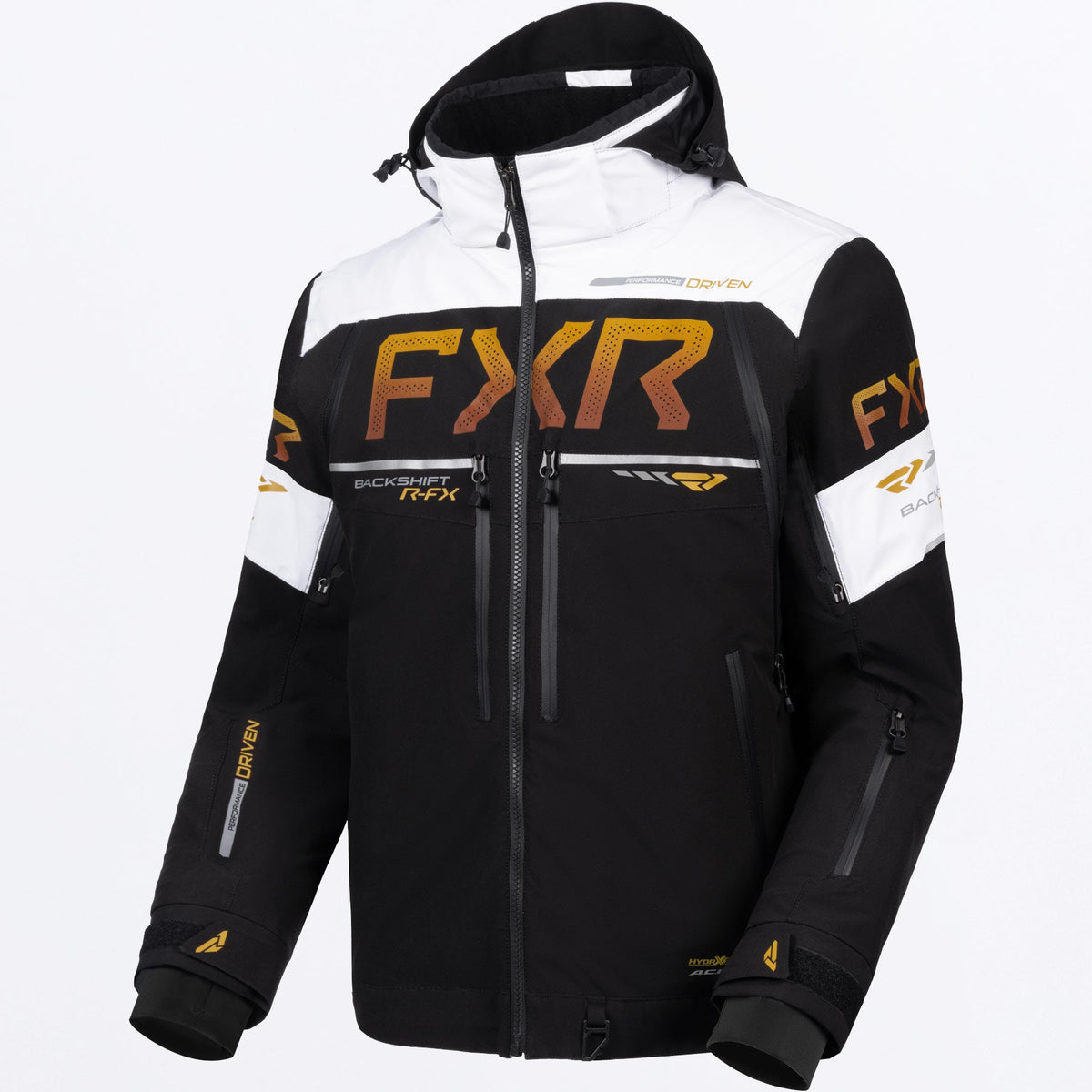 FXR Herr Backshift R-FX 2-in-1 Skoterjacka i vit/Kash