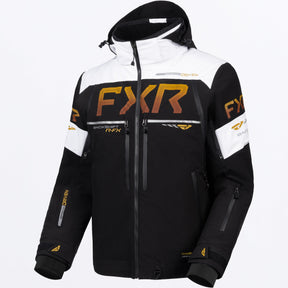 FXR Herr Backshift R-FX 2-in-1 Skoterjacka i vit/Kash
