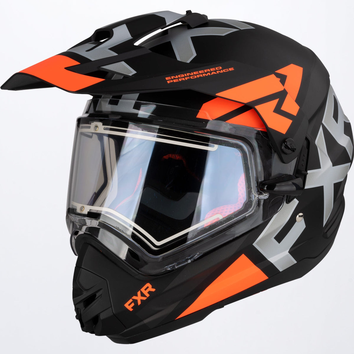 FXR Torque X Evo Skoterhjälm med E-Shield & Sun Shade
