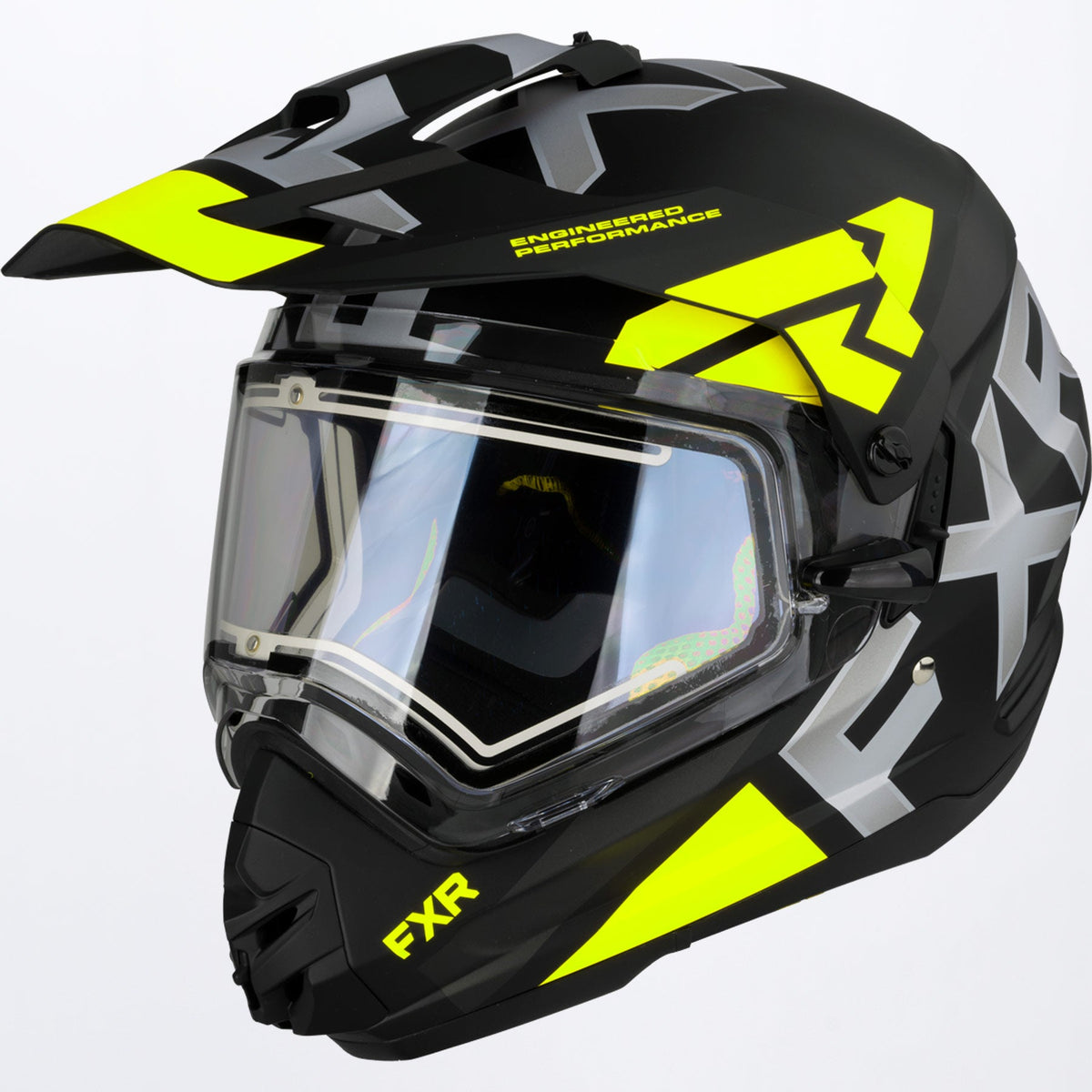 FXR Torque X Evo Skoterhjälm med E-Shield & Sun Shade