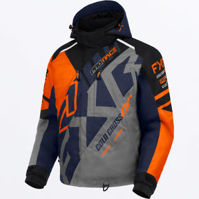 FXR Herr Cold Cross CX Skoterjacka i Org/midnattsblå/svart