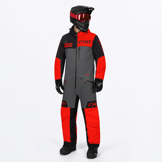 FXR Herr Revo Lite Skoteroverall i röd/Ti/svart